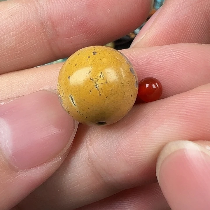 南红玛瑙未镶嵌配饰卡13.8