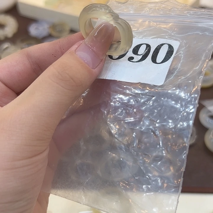 玛瑙/玉髓合金戒指90港21