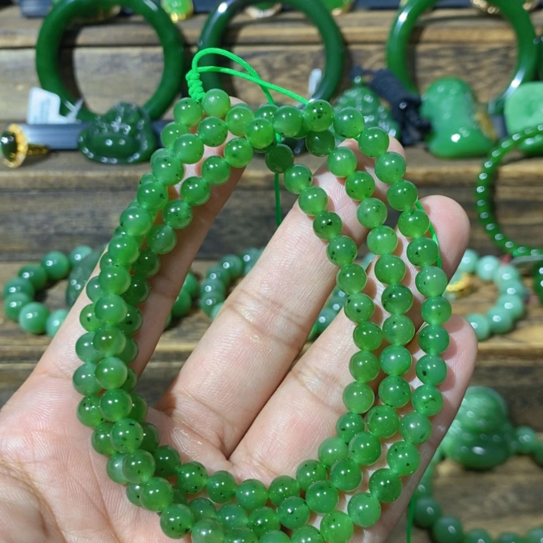 【闪购商品】和田玉未镶嵌吊坠(不含链)乌兰海碧玉项链 6