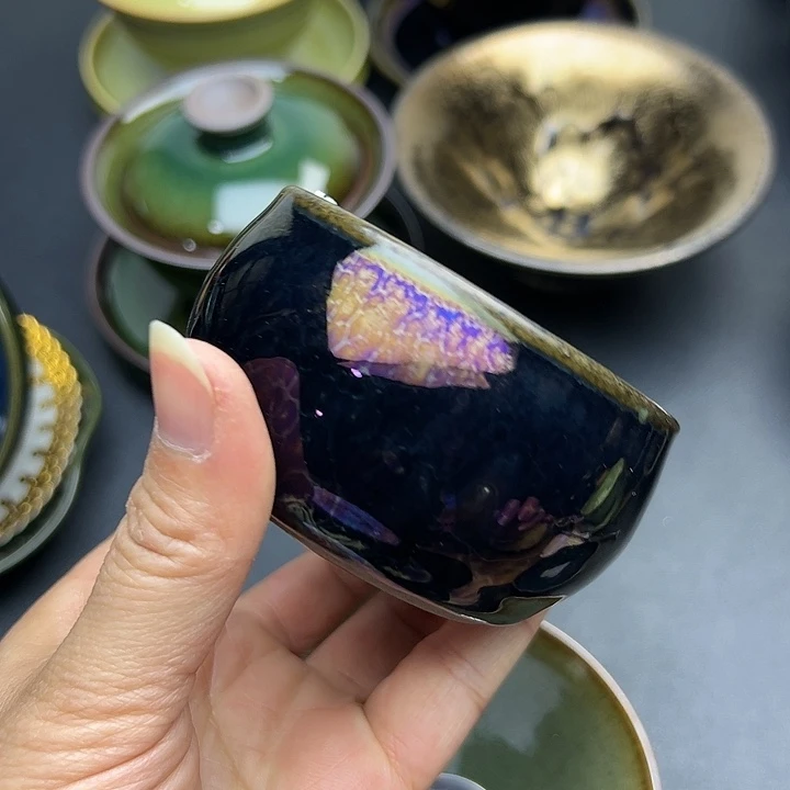 悟***空茶盏建窑建盏主人杯微瑕