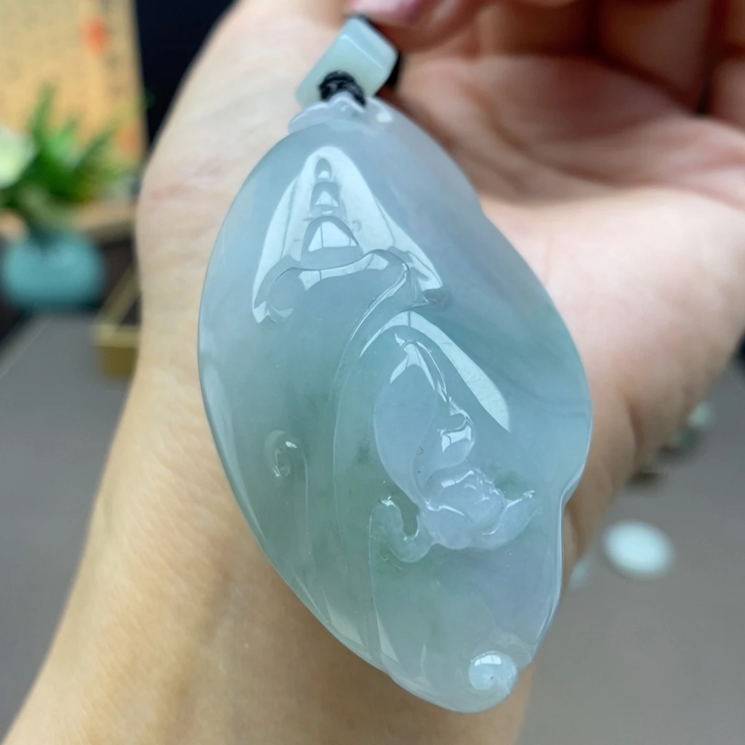 翡翠未镶嵌颈饰吊坠13