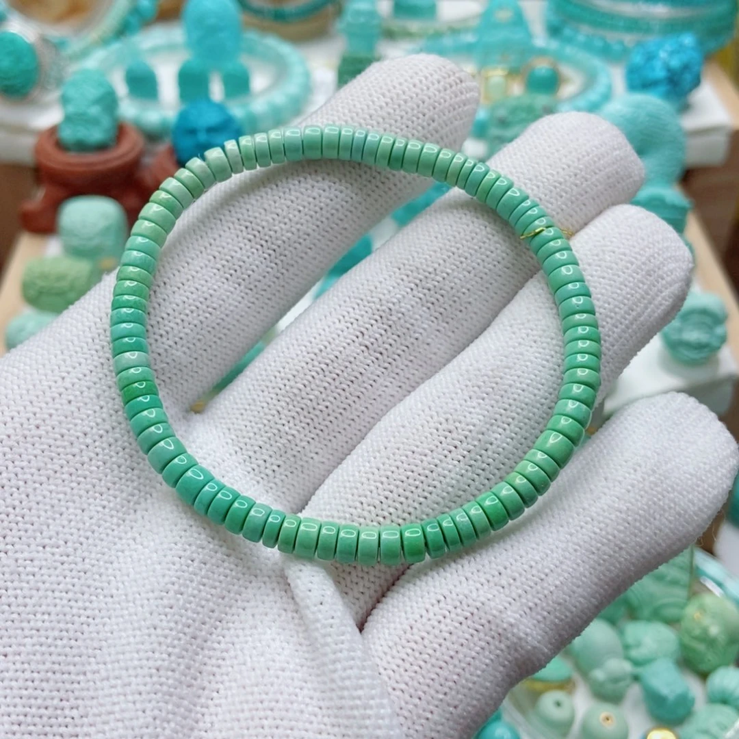 绿松石未镶嵌手串