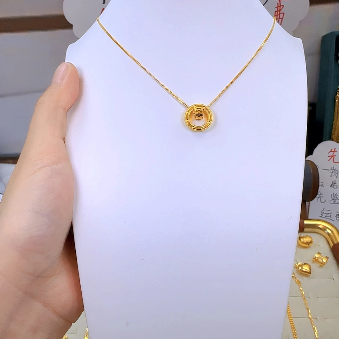 一物一证 基地质检小蛮腰套链3.58g