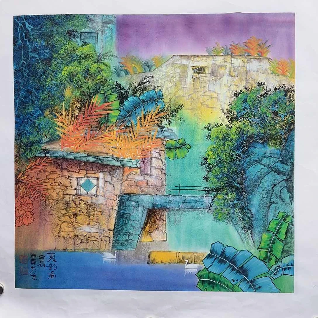 国画多次参加国内外大型画展