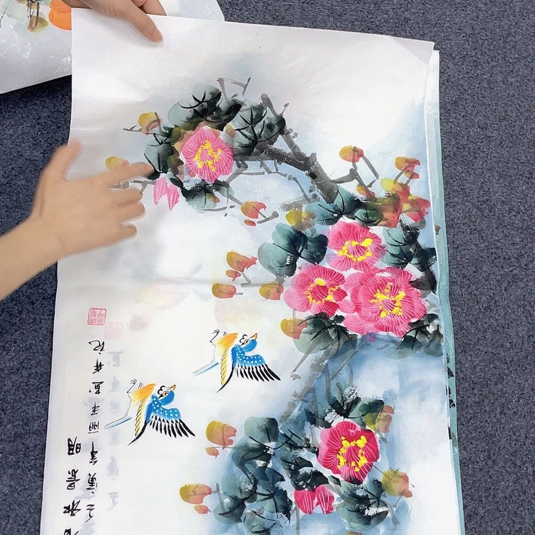 国画作品小姐姐放漏…