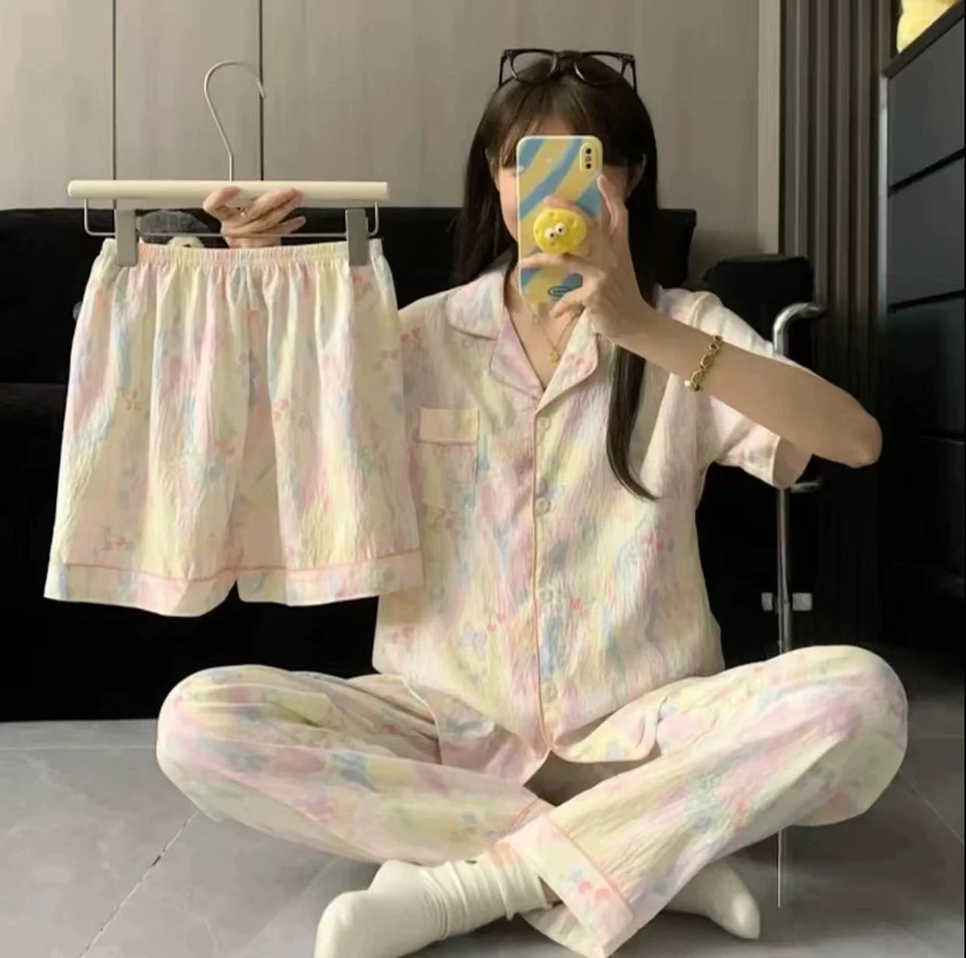 480-云朵棉 家居服三件套