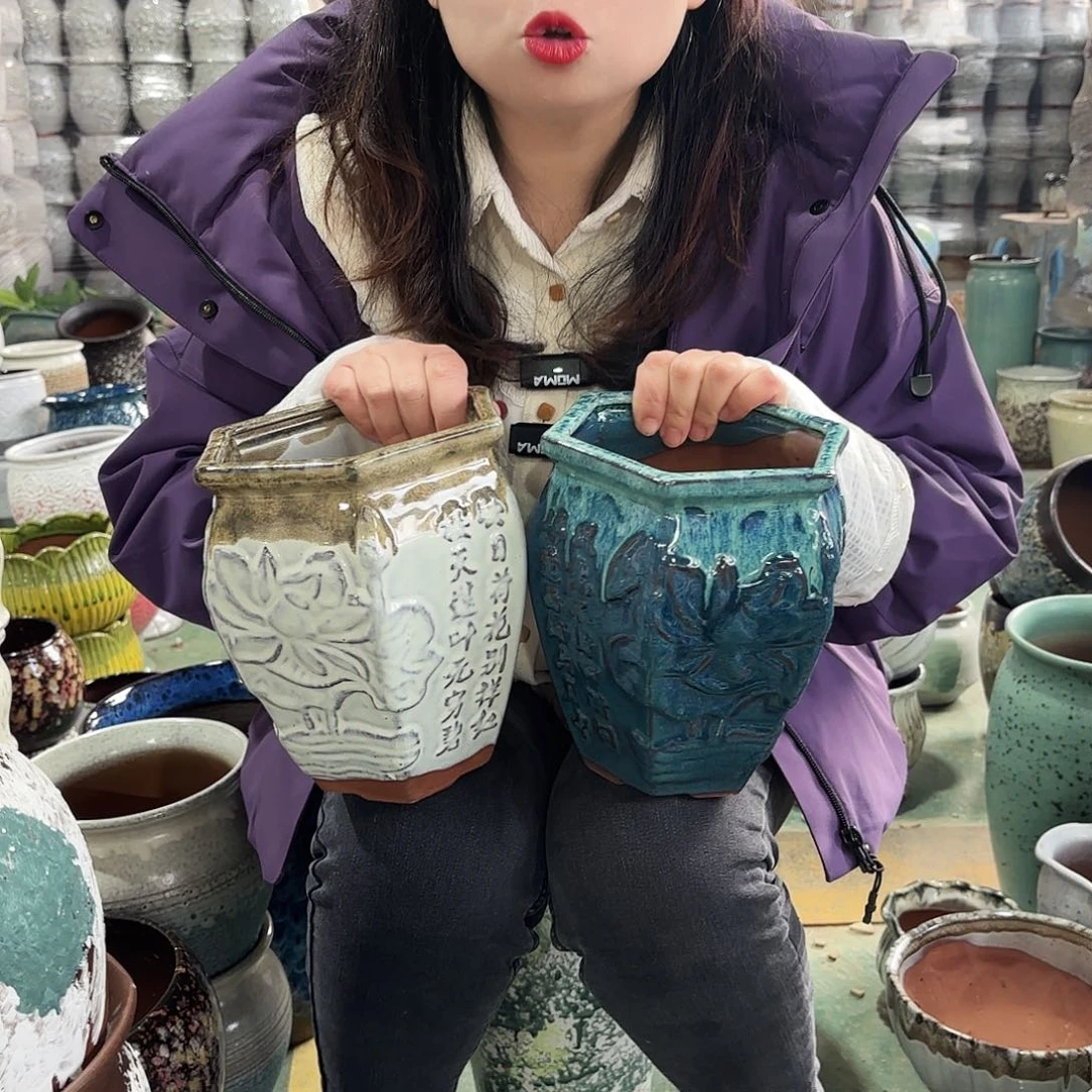 正品两个高20/16红陶