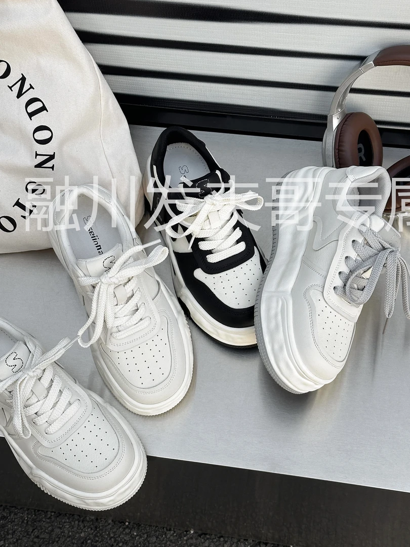 ( 棉花糖）2025新款女鞋厚底小白鞋运动鞋休闲板鞋女鞋22326