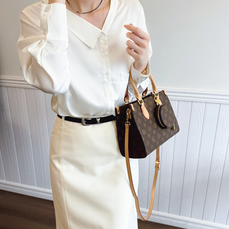 古缇蔻女包洋气百搭单肩斜挎包包女款爆款2025新款包托特手提包