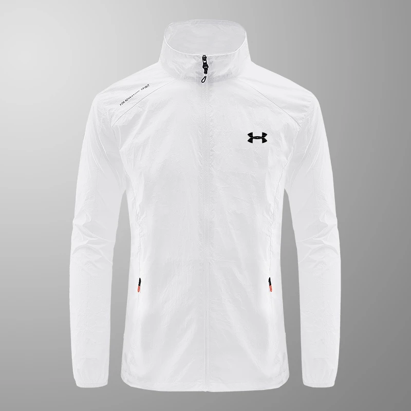 UA安德瑪夏季男士轻薄防紫外线户外运动探险钓鱼轻便舒适防晒衣