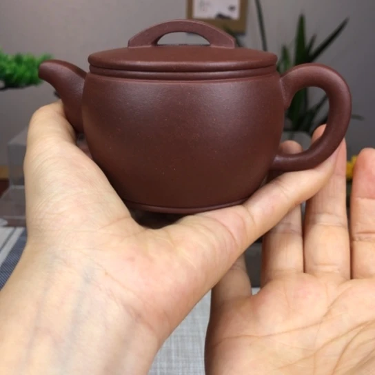 茶壶紫砂精品四号井底槽清汉瓦180cc