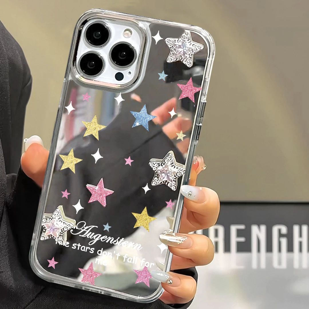 高级闪钻星星适用苹果iphone16小米15防摔vivo华为oppo手机壳新款