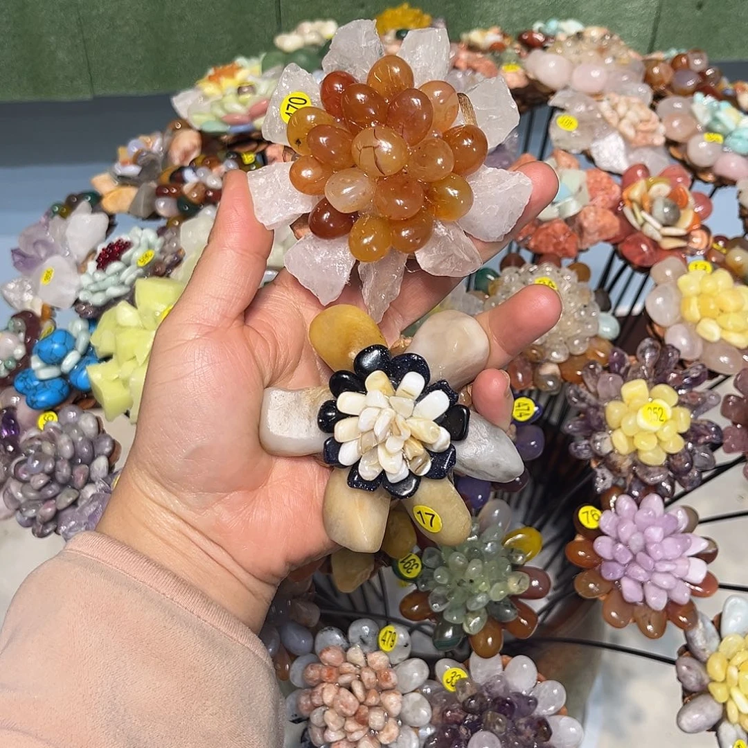 钱***墩松塔干花摆件永生花