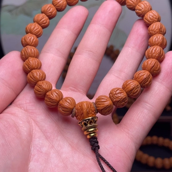 桃核手串12野生小馒头