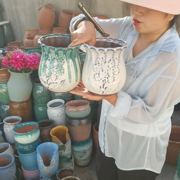 口15高19瑕疵两个盆盆