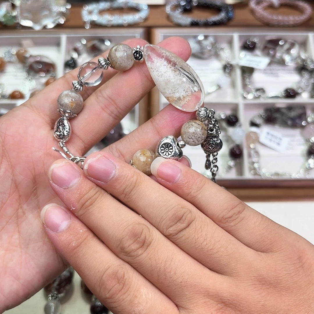 水晶手链合金精****水晶