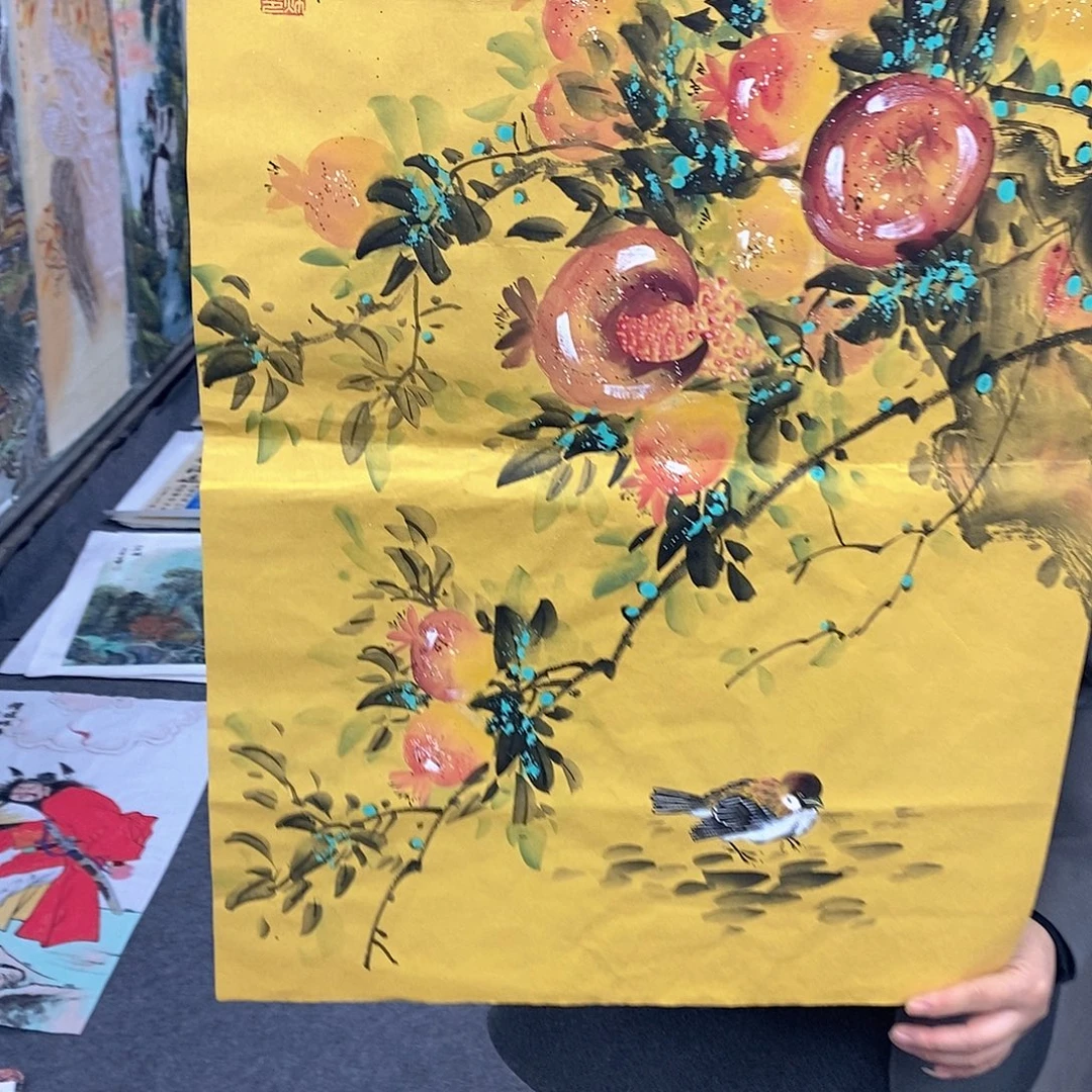 国画国画手绘作品