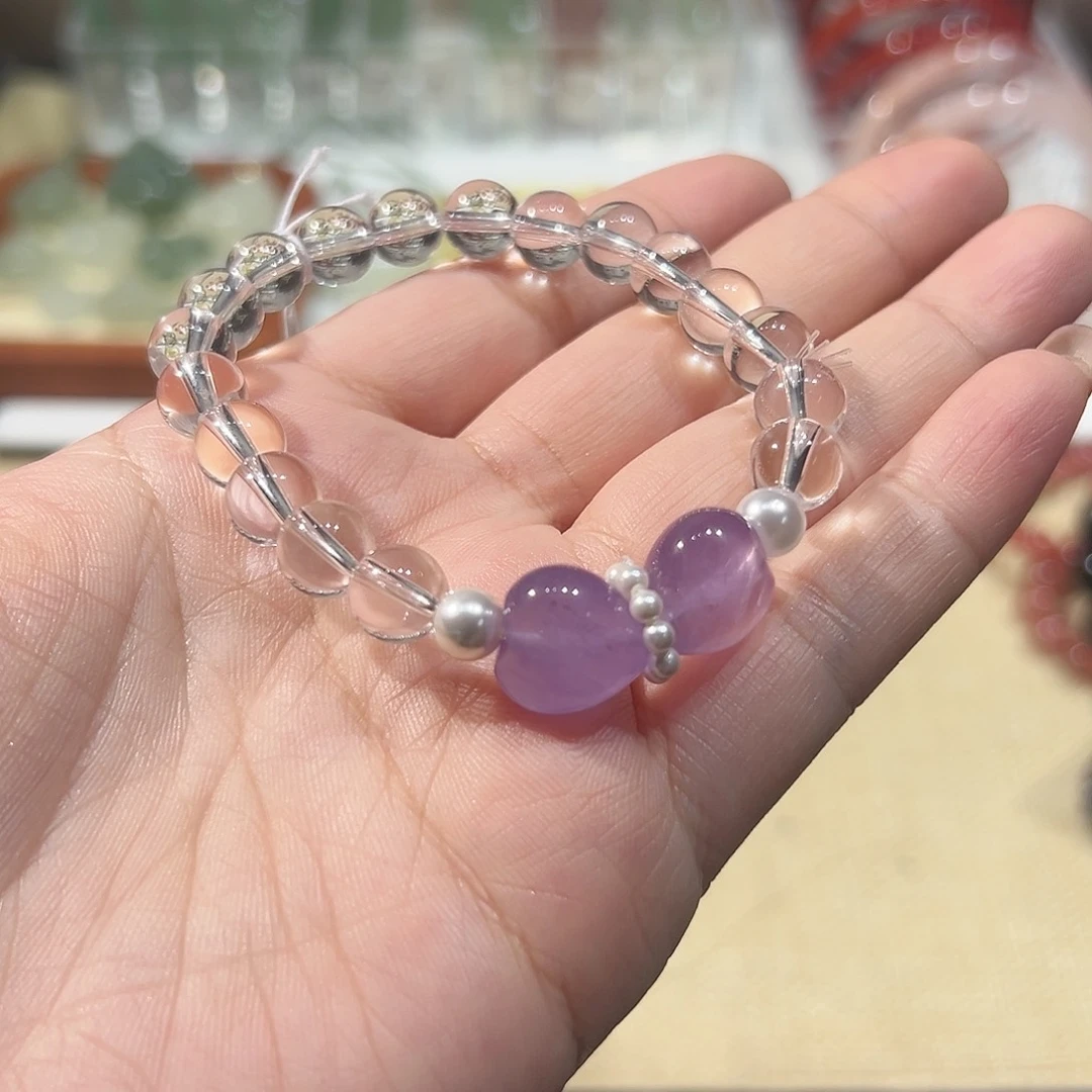 水晶手链未镶嵌拍一发一