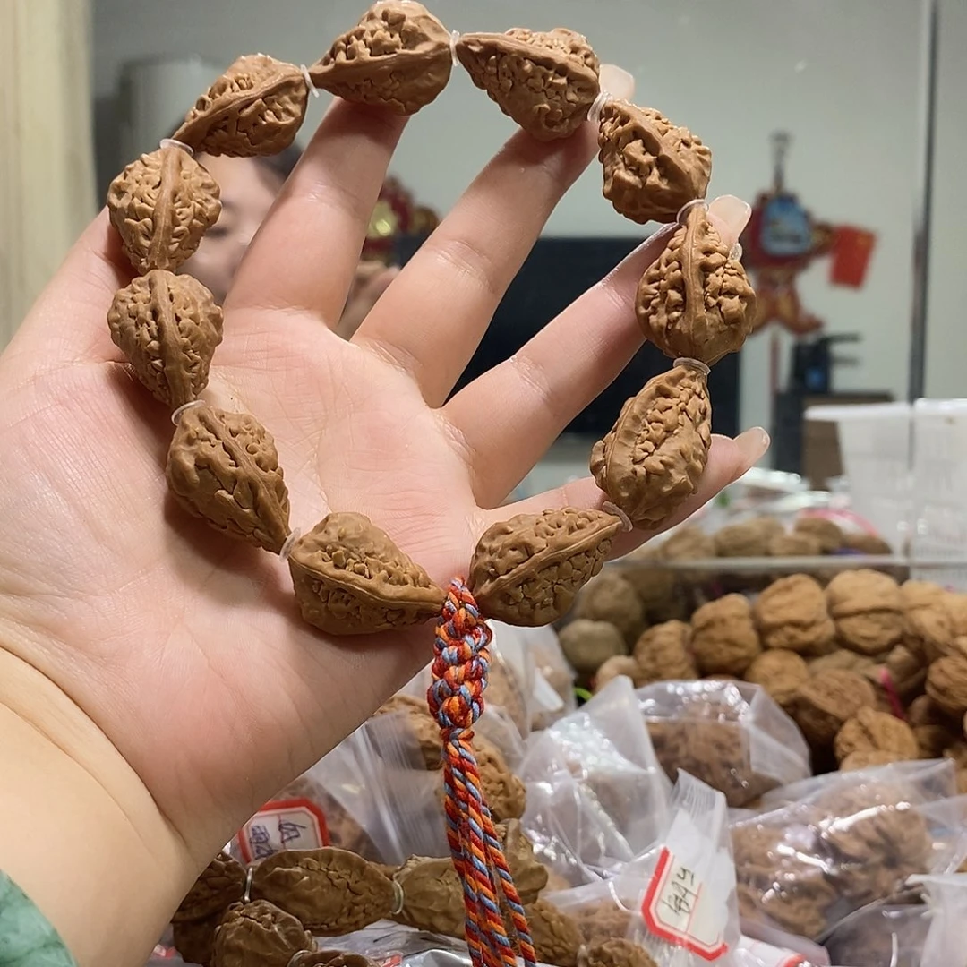 把件文玩核桃老*麒麟角