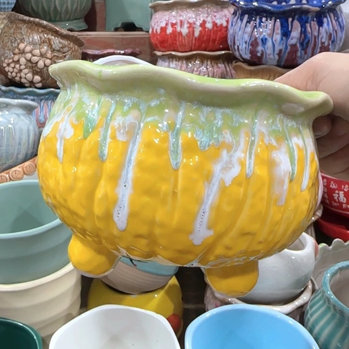 不清楚问客服，多肉绿植花盆，有孔