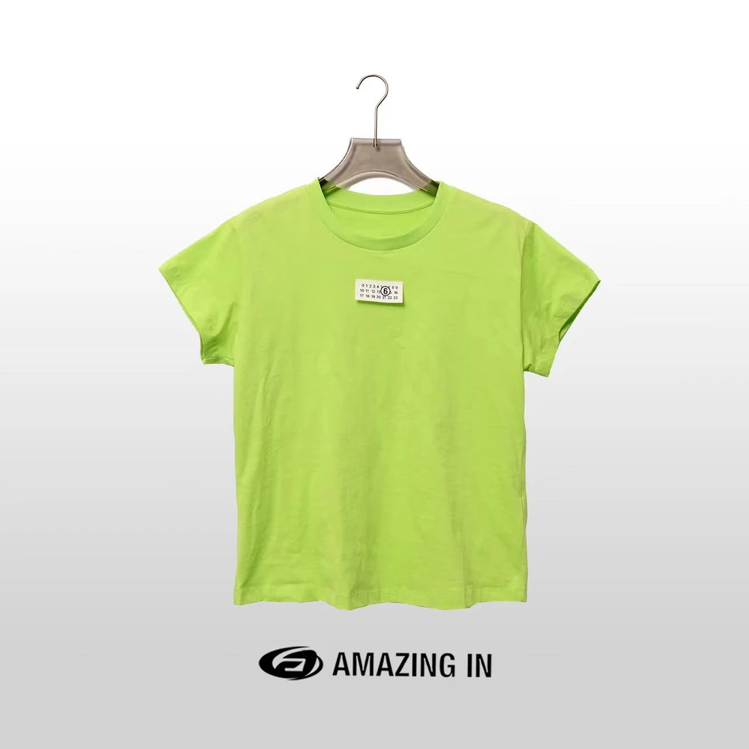 AMAZING IN 100棉早春新款圆领短袖T恤A240302-QPZL-TX971