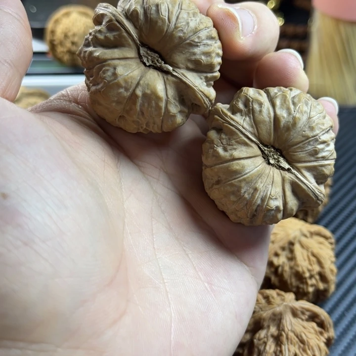 ****忽文玩核桃把件45南瓜