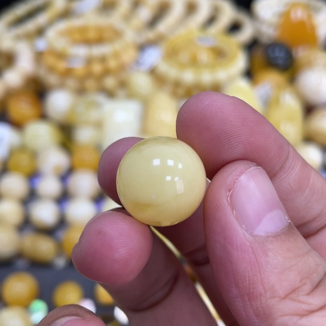 未镶嵌蜜蜡裸石15.9mm福利款