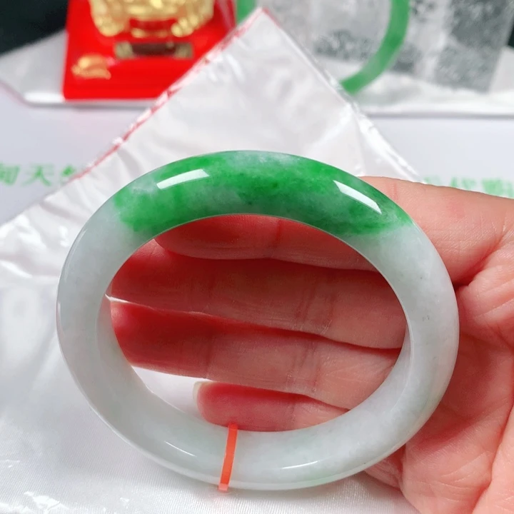未镶嵌手镯翡翠  编号DH1205 正圈55-56