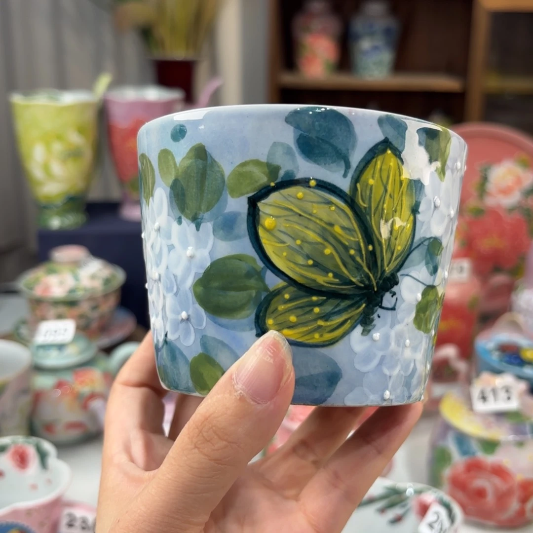 景德镇手绘高温釉下彩陶瓷茶具