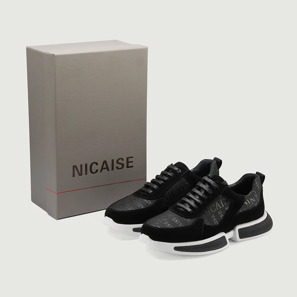 妮彩诗2024年新款夏季男士时尚休闲鞋跑步潮鞋舒适百搭 0828-102N