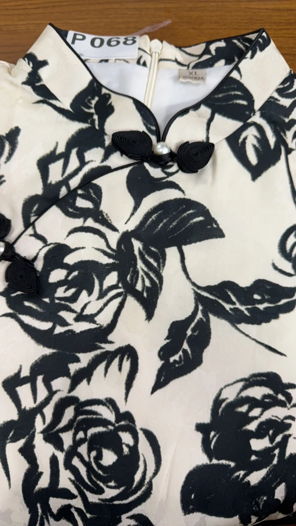 -068-瑕-------改良款旗袍