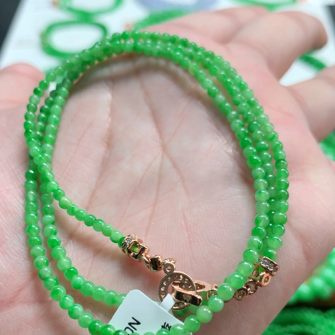 翡翠未镶嵌手链翡翠