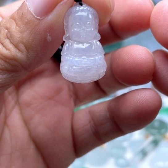 翡翠未镶嵌颈饰翡翠高冰宝宝佛