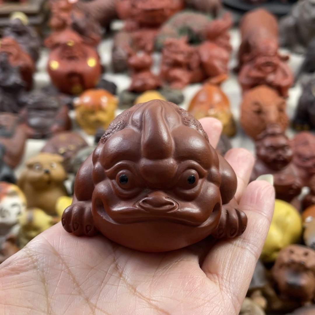 【闪购商品】紫砂茶宠紫砂金蟾