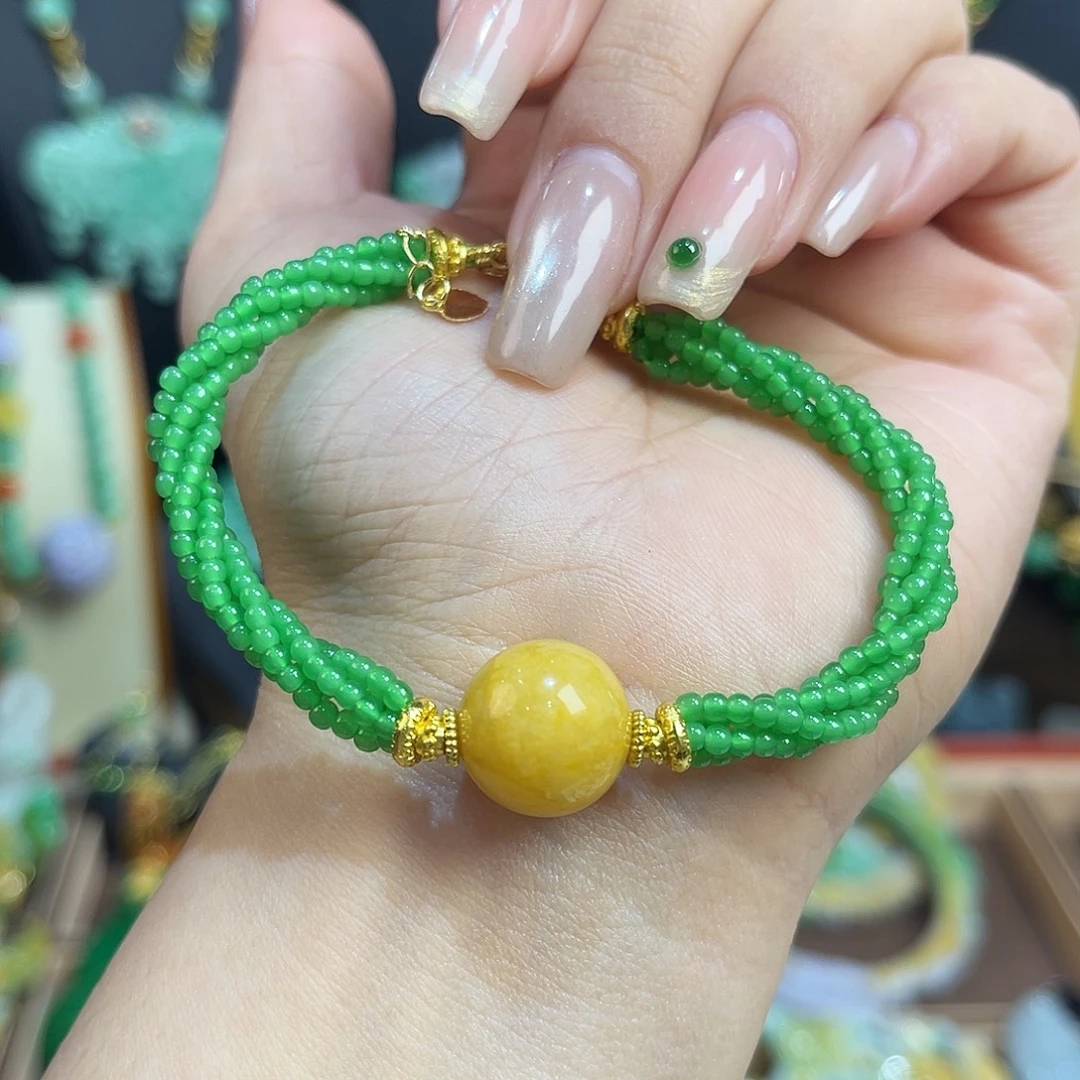 翡翠未镶嵌手链翡翠