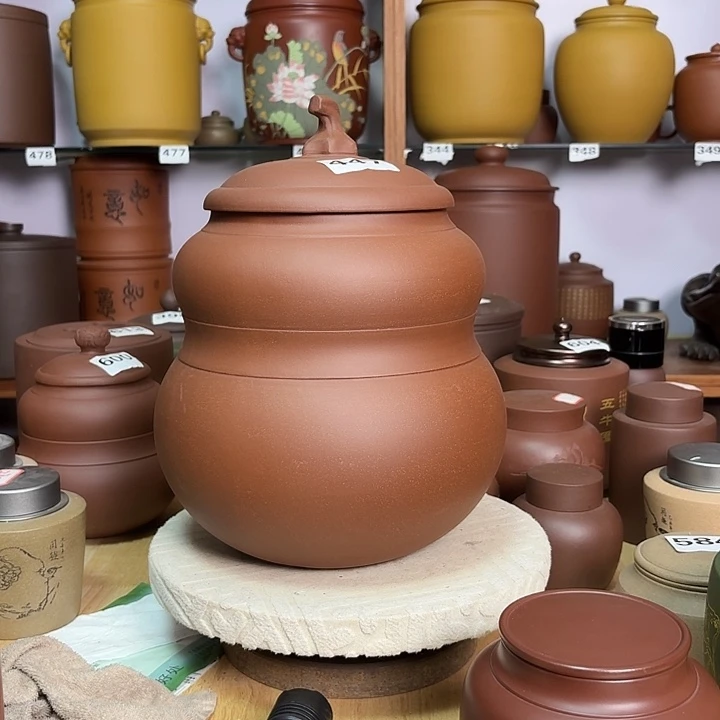 紫砂茶叶罐三斤茶叶罐477