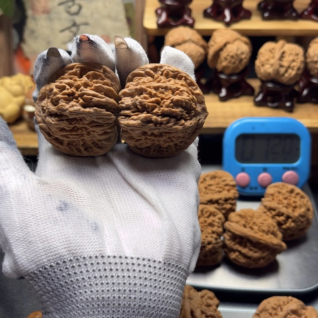 吊坠文玩核桃弯**车43全品三角楼