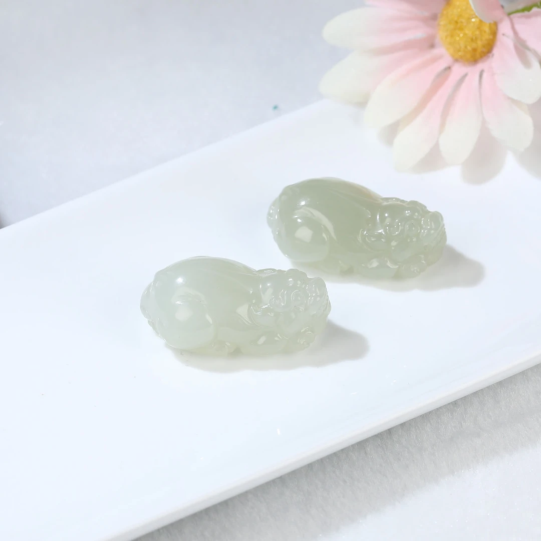 【麦子家族】天然和田玉貔貅挂件吊坠玉坠百搭时尚多样性发1 CD0795