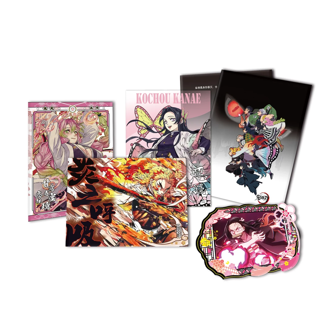 泡【鬼灭之刃】一眉文创 全亚克力水晶色板盲盒国卡二创默认代拆