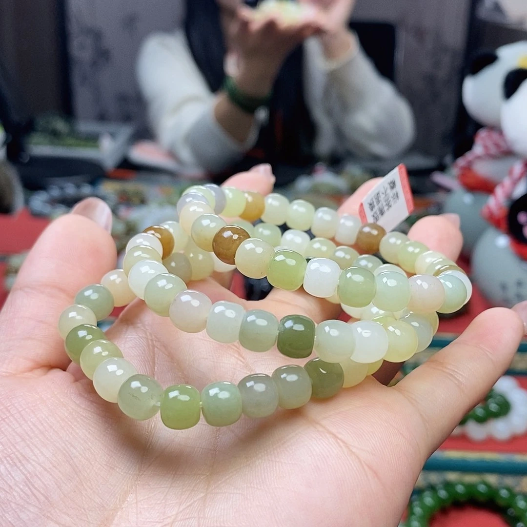 和田玉手串未镶嵌