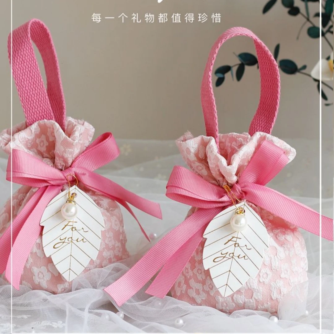 喜糖盒喜糖袋结婚专用高级感伴手礼袋子婚礼礼盒糖果布袋2025新款