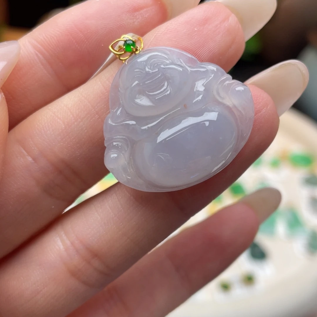 翡翠银S925镶嵌颈饰