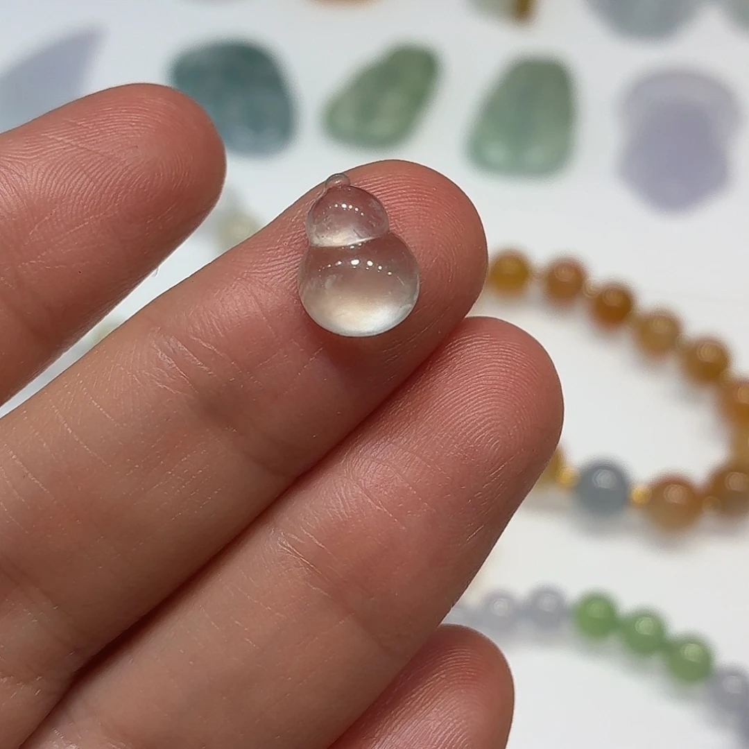 翡翠未镶嵌挂件葫芦