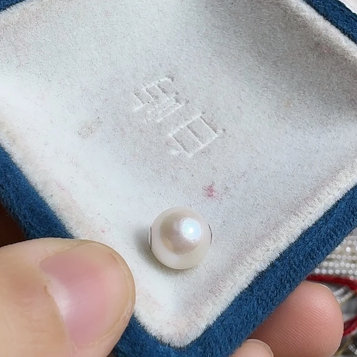 银S925镶嵌颈饰淡水珍珠9-10mm