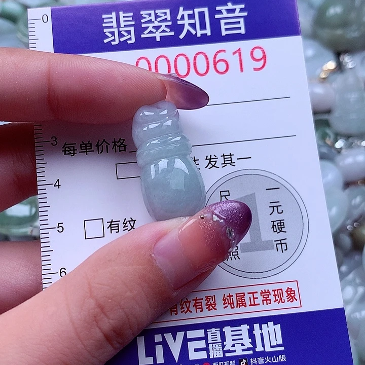 翡翠未镶嵌颈饰0619