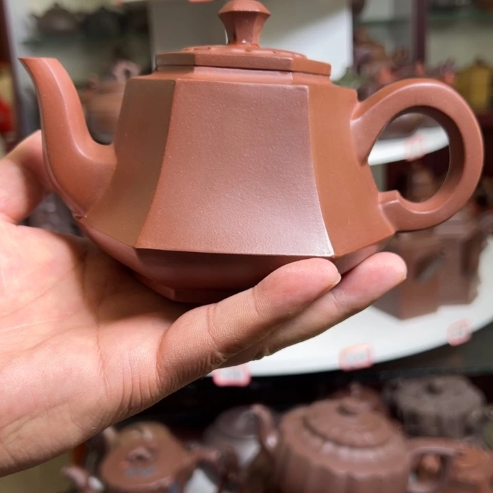 桐***哥紫砂茶壶原矿六方