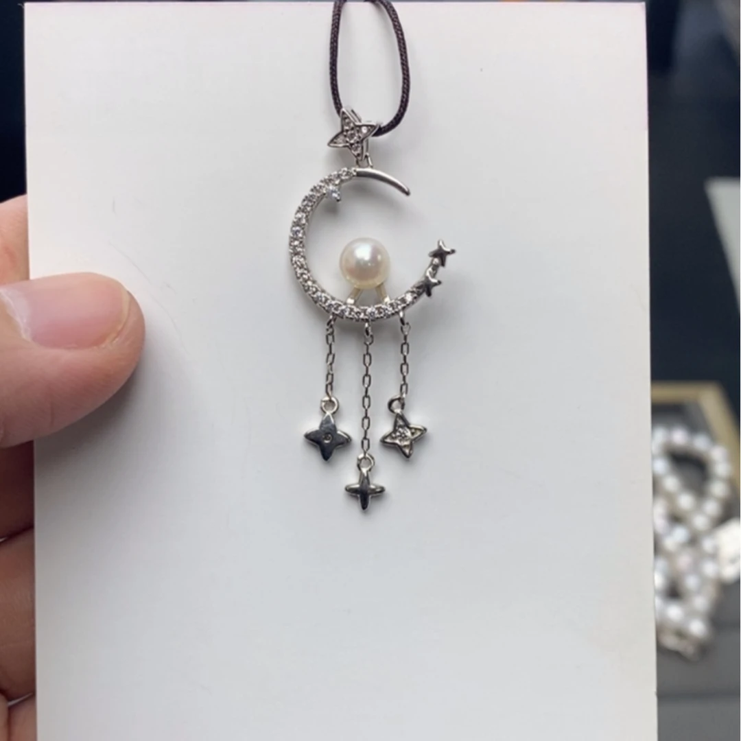 【闪购商品】颈饰银S925镶嵌海水珍珠珍珠