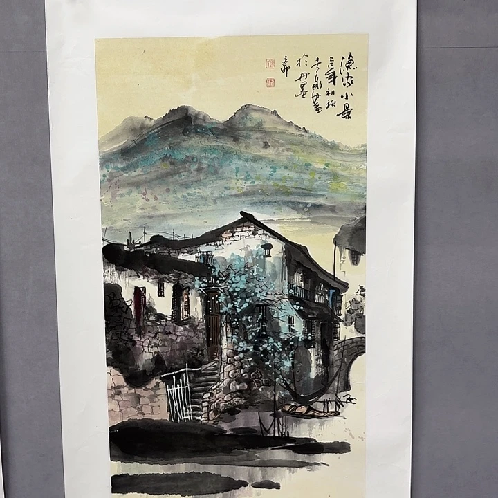 国画艺术家真人手绘