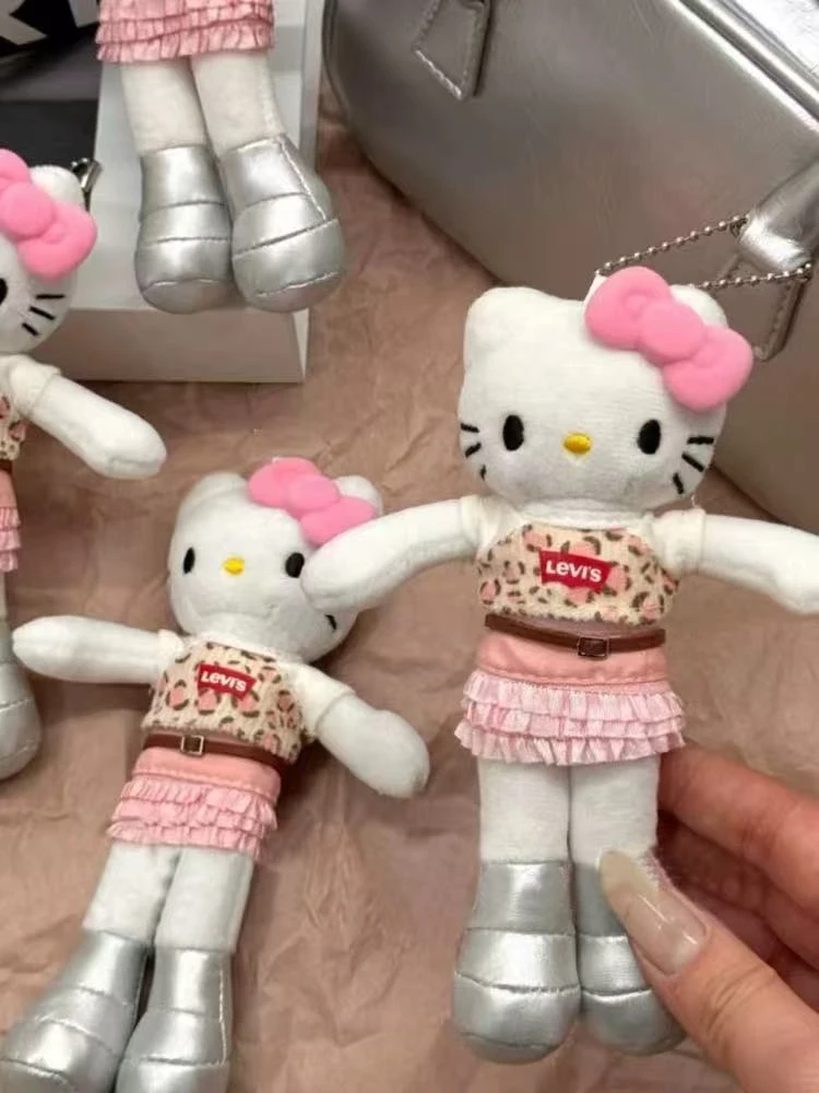 新款复古ins风甜酷辣妹长腿kitty挂件