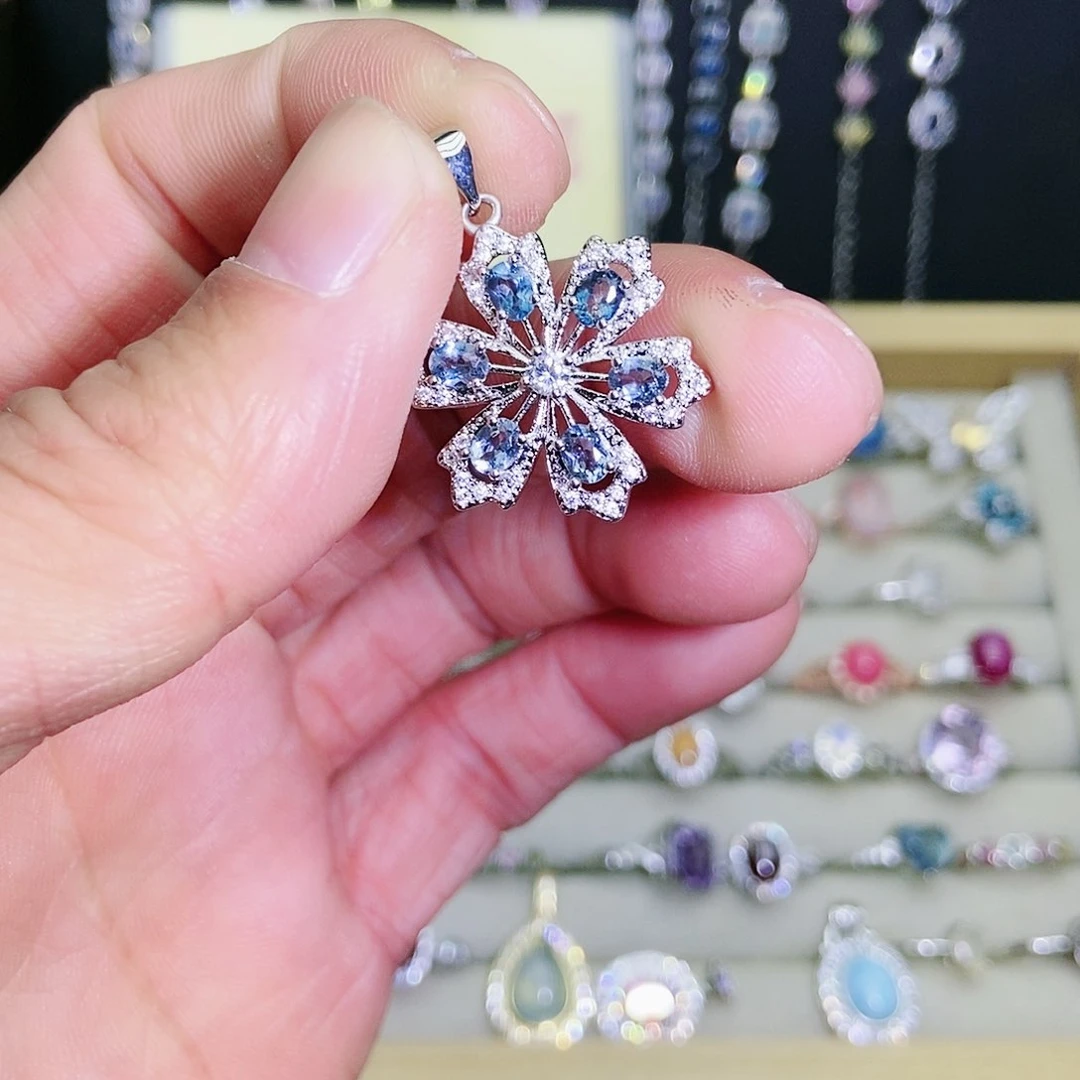 【闪购商品】吊坠(不含链)未镶嵌托帕石